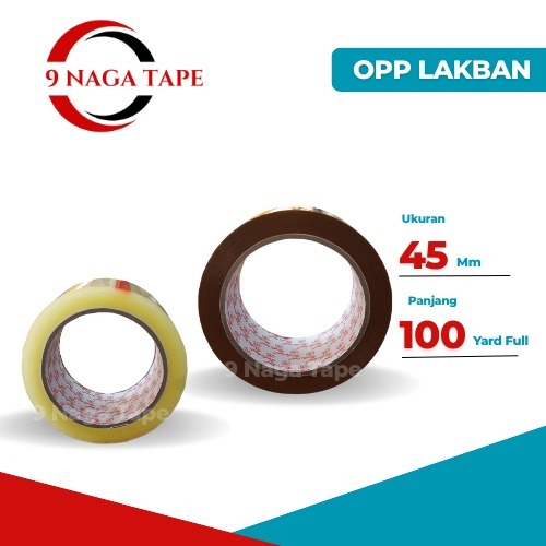 

LAKBAN BENING COKLAT BODHI TAPE uk 45 mm x 100 Yard Full# ROLL#