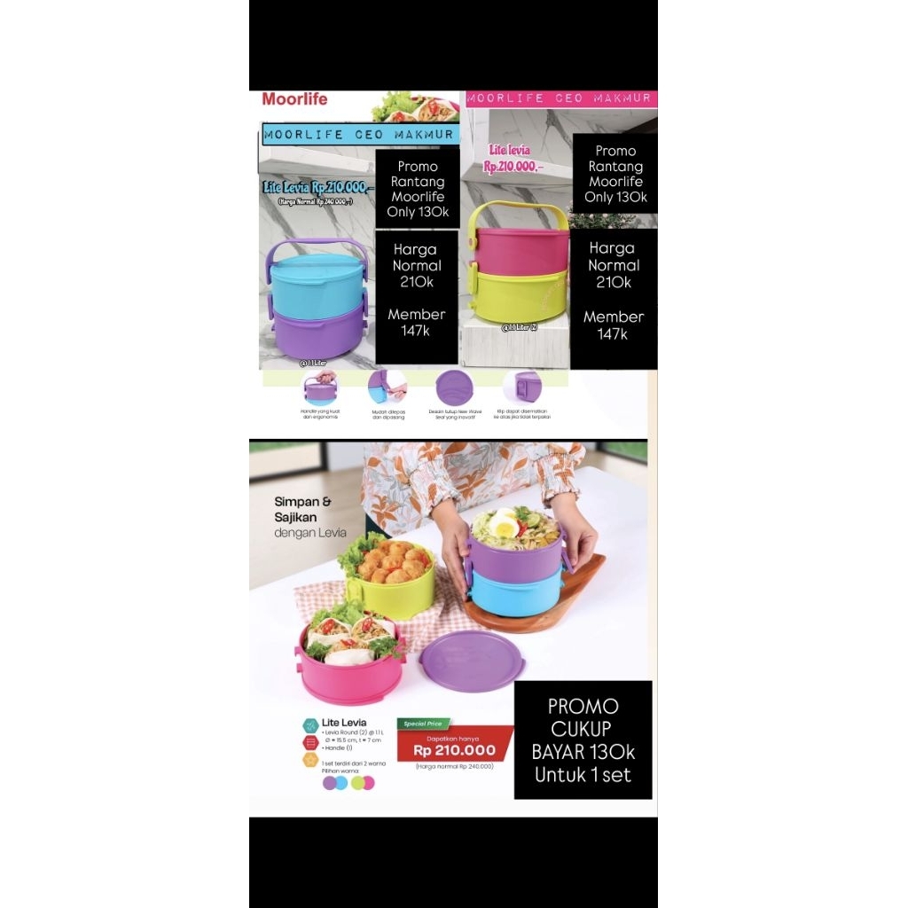 LEVIA RANTANG MOORLIFE 2 SUSUN