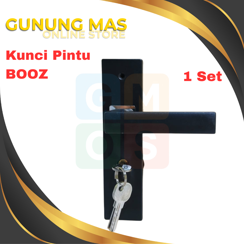 BOOZ Kunci Pintu Komplit Set // Handle Pintu Komplit // Gagang Kunci Pintu // Door Lock G1101
