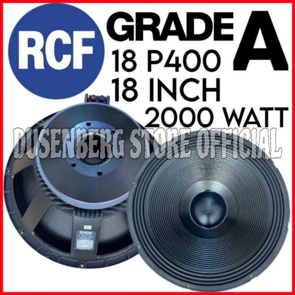 Speaker Component RCF 18 Inch P 400 TOP Grade A Maximal 2000 Watt