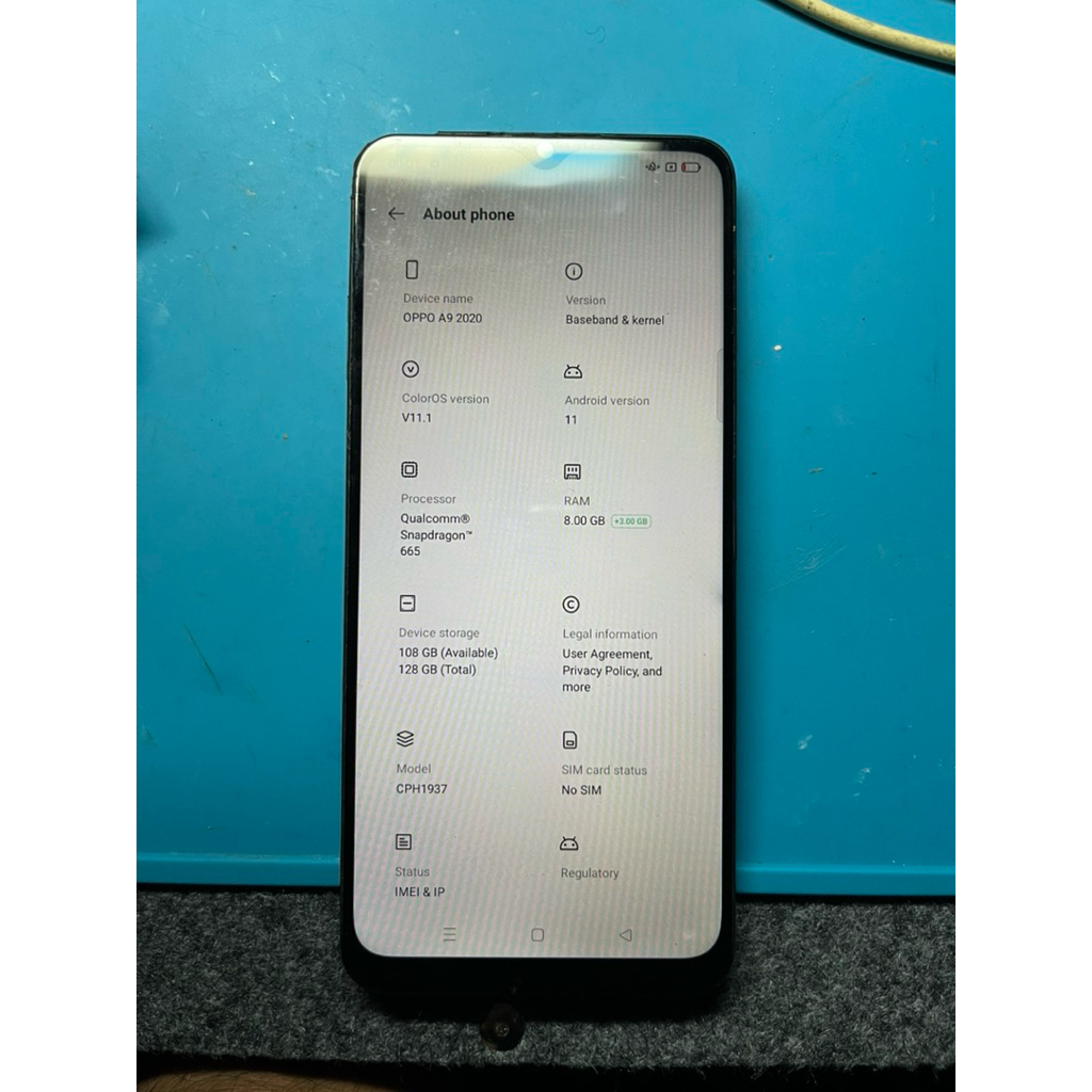 mesin oppo A9 2020 & mesin vivo V5 plus