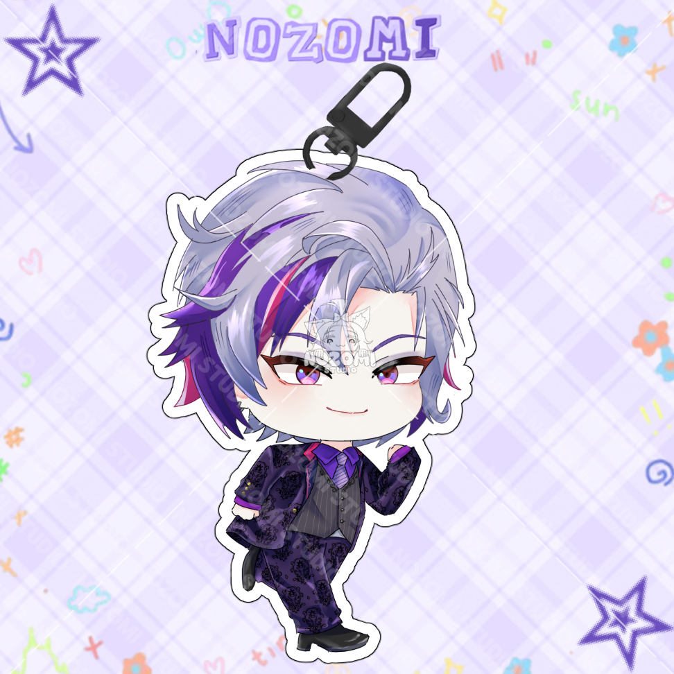 Ganci / Akrilik Standee / Wiggly Chibi VTUBER NIJISANJI FUWA MINATO