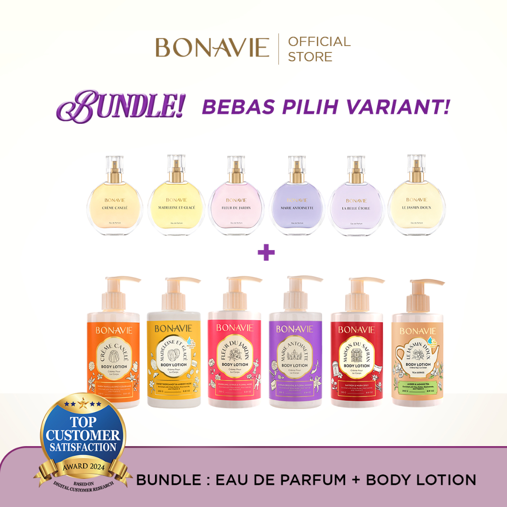 Bonavie Bundle Set Eau de Parfum & Body Lotion