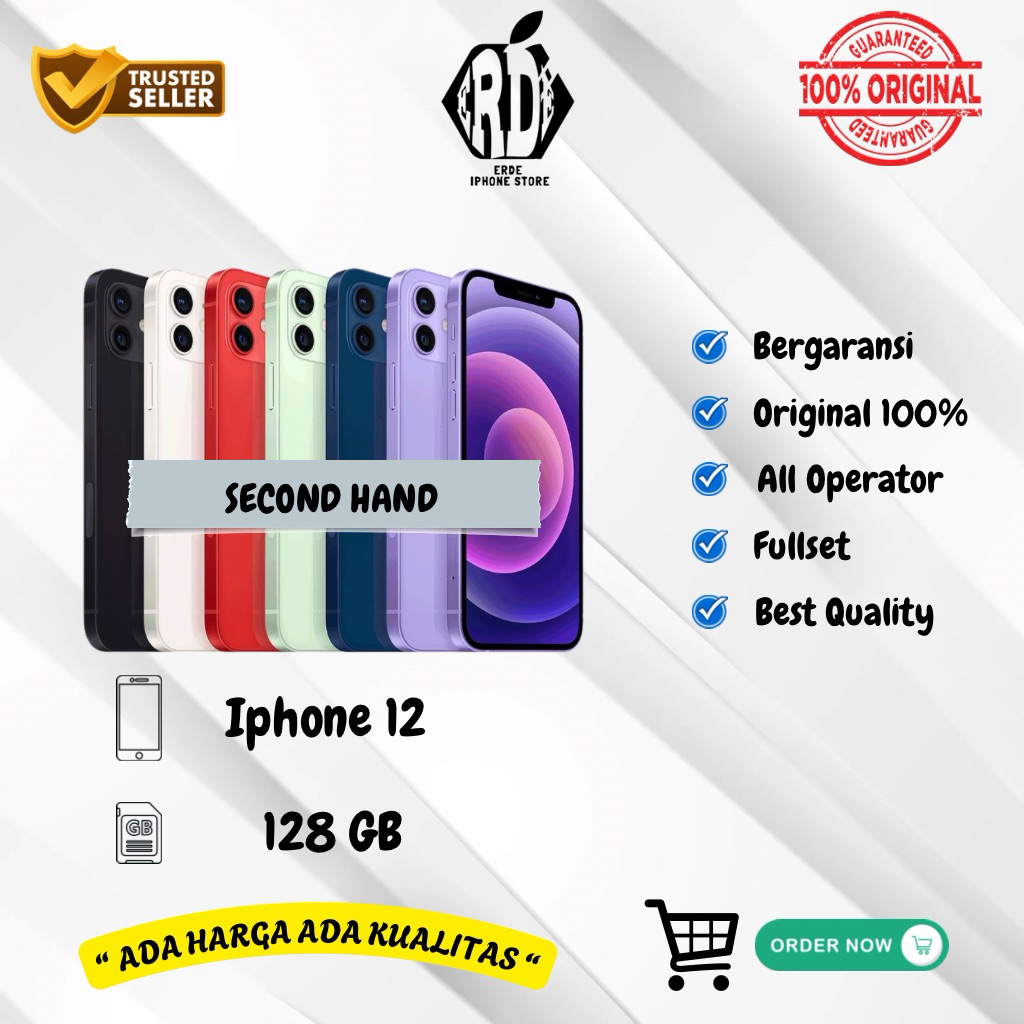 Iphone 12 128 Gb Original like new Bergaransi