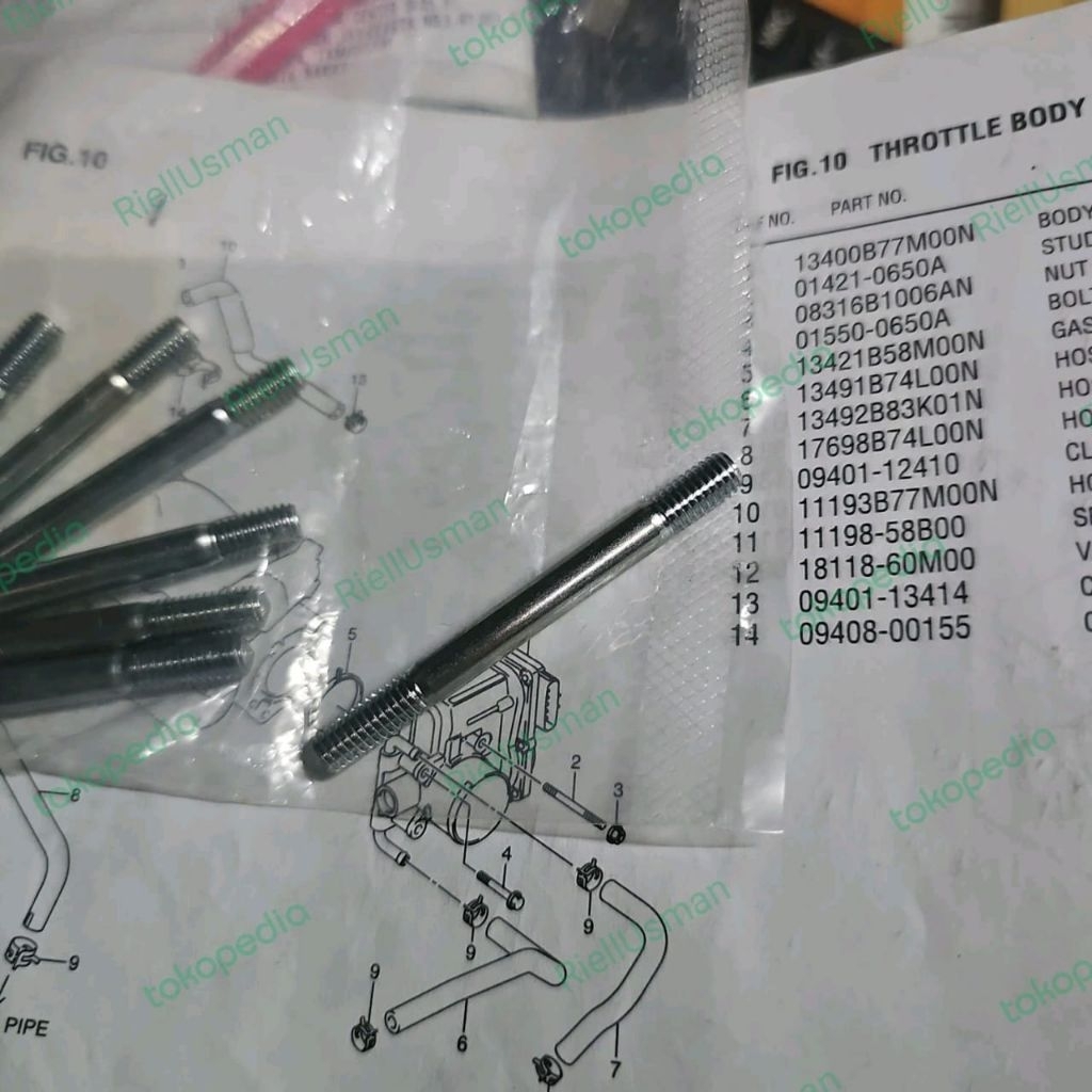 Stud Bold ( Baut Tanam Throtolbody ) Suzuki Ertiga