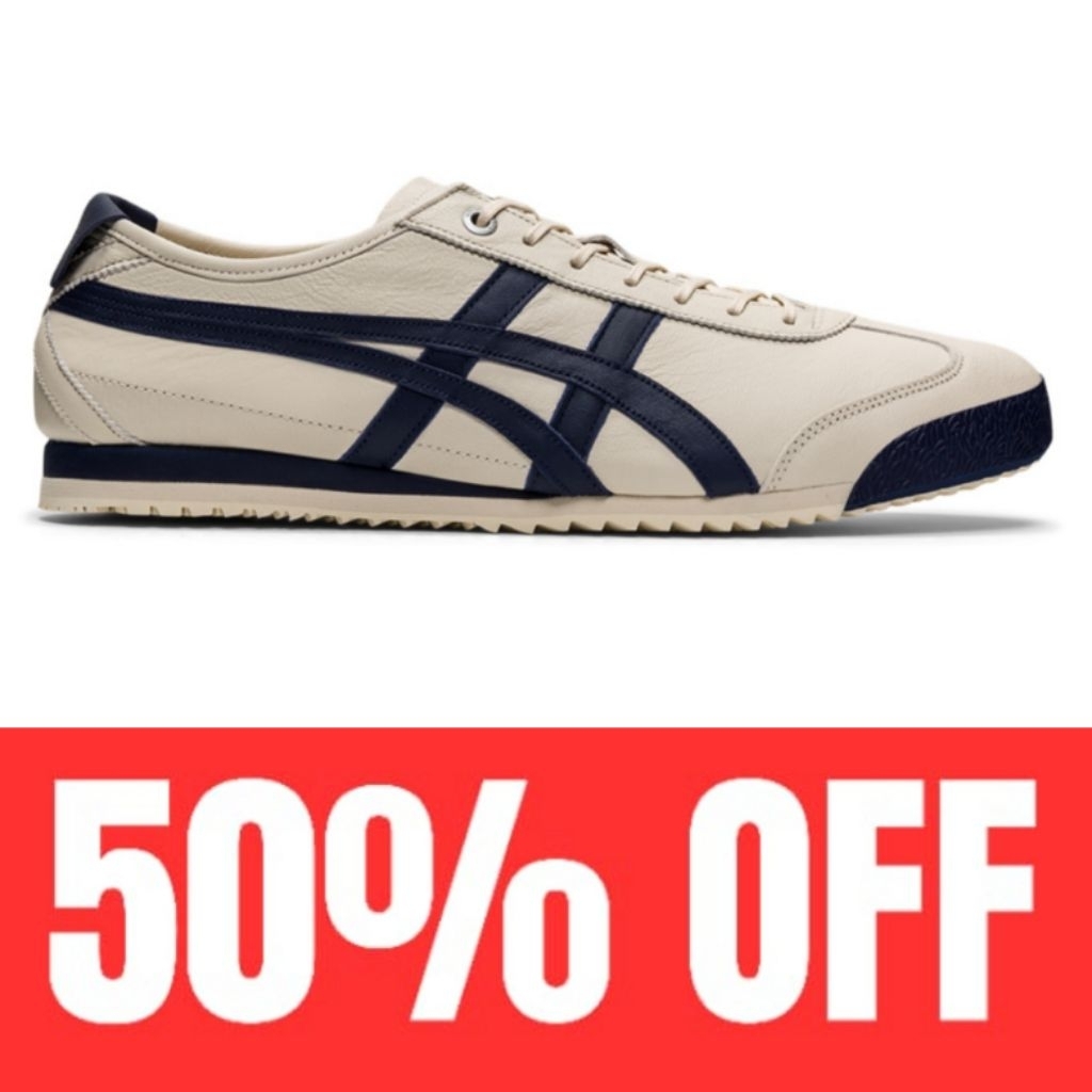 Sepatu 0nitsuka Mexico 66 SD Cream Navy