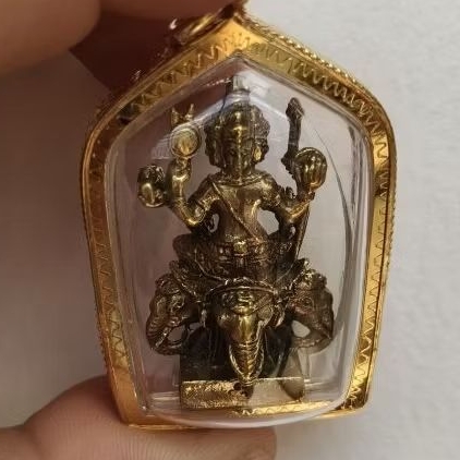 Amulet Liontin Si Mian Fo Phra Phrom Buddha