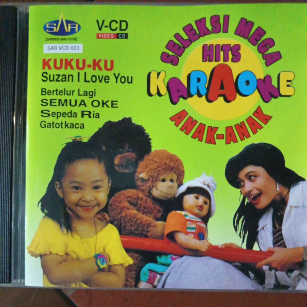 VCD Musik Karaoke Seleksi Mega Hits Anak-Anak