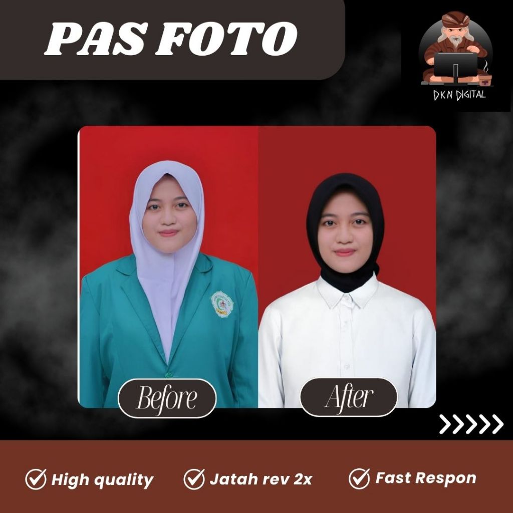 (JASA EDIT PROFESIONAL) PAS FOTO PRO/EDIT LAMARAN KERJA/EDIT FOTO GANTI JAS/EDIT FOTO GANTI KEMEJA/E