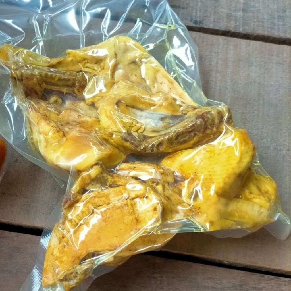 

Bebek ungkep bumbu kuning vakum