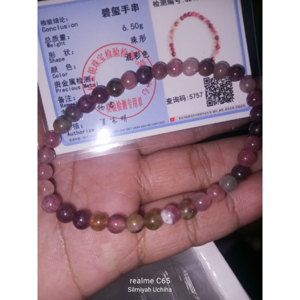 gelang tourmaline
