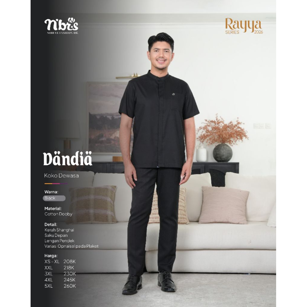 KOKO DANDIA HITAM BY NIBRAS, KOKO NIBRAS HITAM, KOKO HITAM PREMIUM