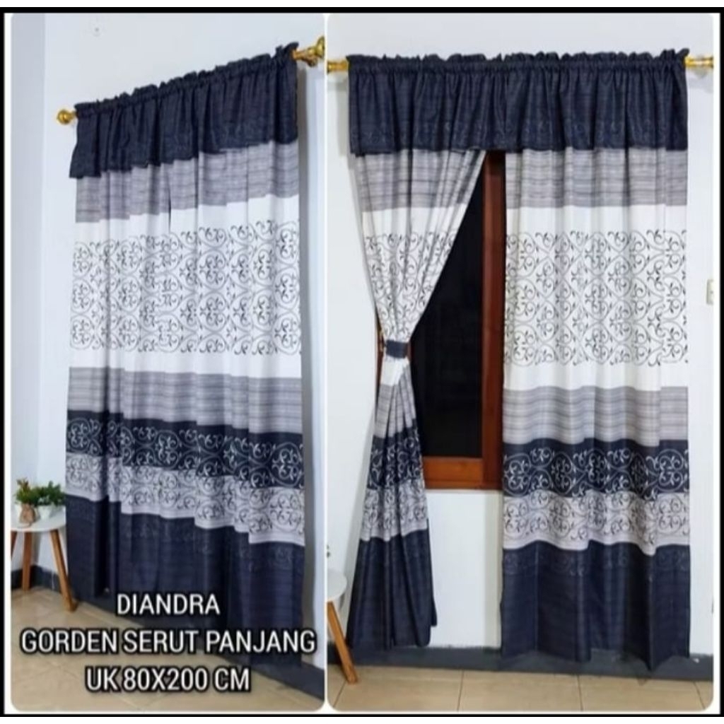 Gorden Pintu Gorden Jendela Serut minimalis