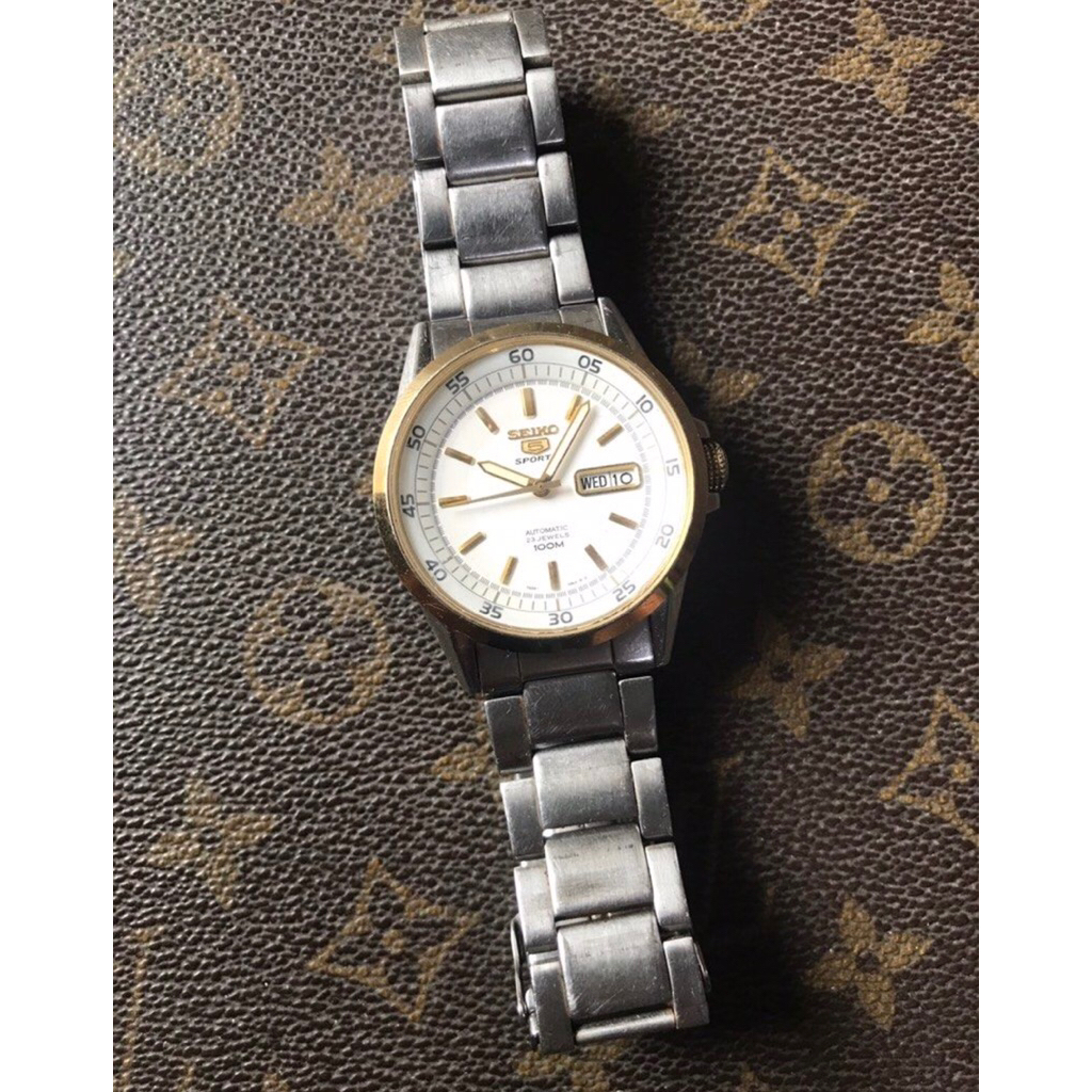 jam seiko 5 automatic size besar vintage second