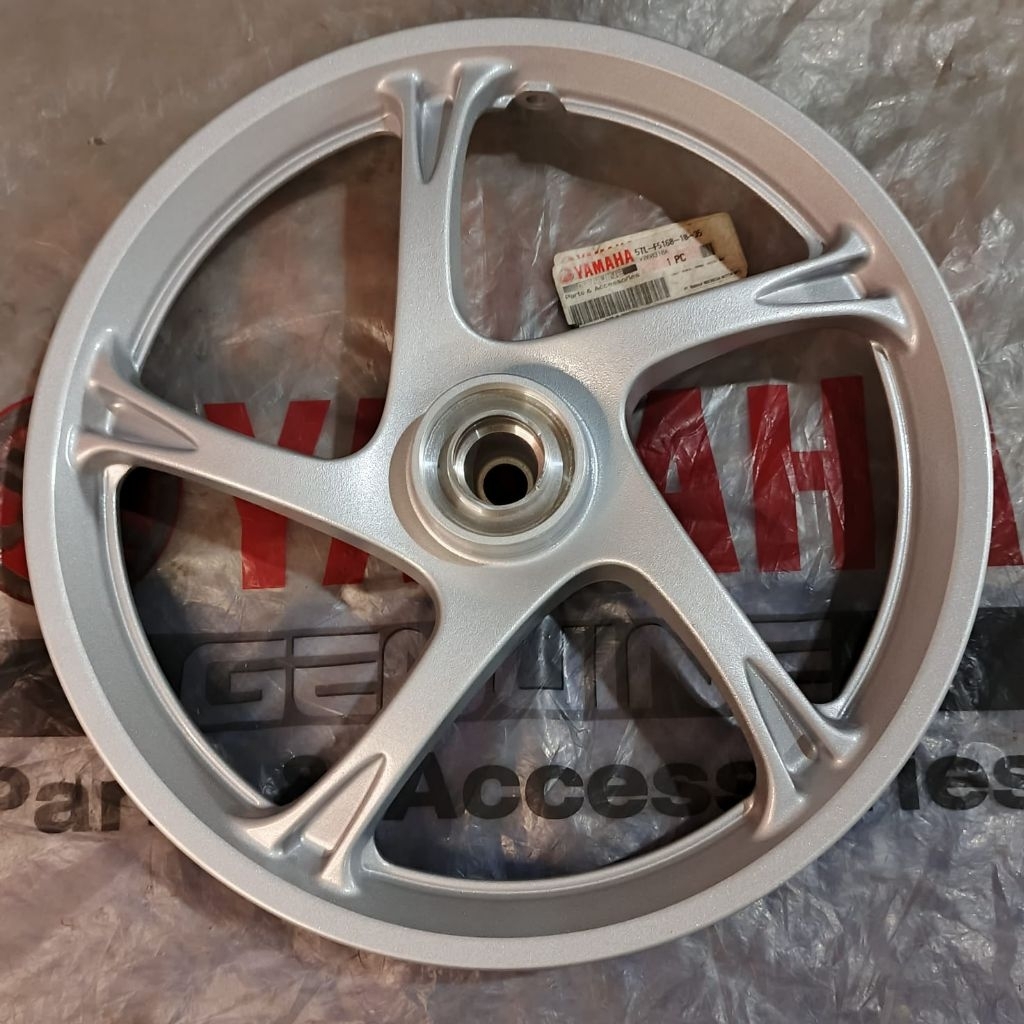 VELG RACING RISING PALANG DEPAN SILVER CAST WHEEL FRONT YAMAHA MIO SPORTY SMILE OLD LAMA KARBU 5TL O