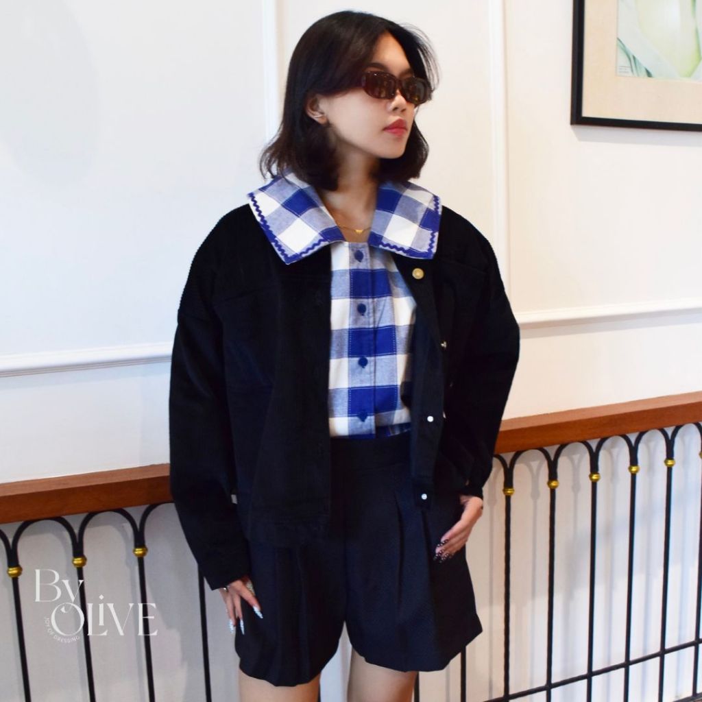 BY OLIVE JIRO JACKET - JACKET WANITA / JACKET CORDUROY
