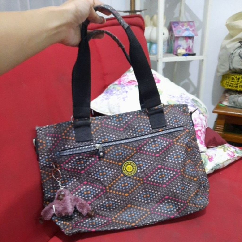 Tote wanita Ssamzie bahan nilon