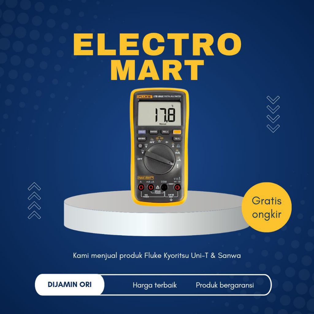 Fluke 17B Max Digital Multimeter Multitester Fluke 17B Max