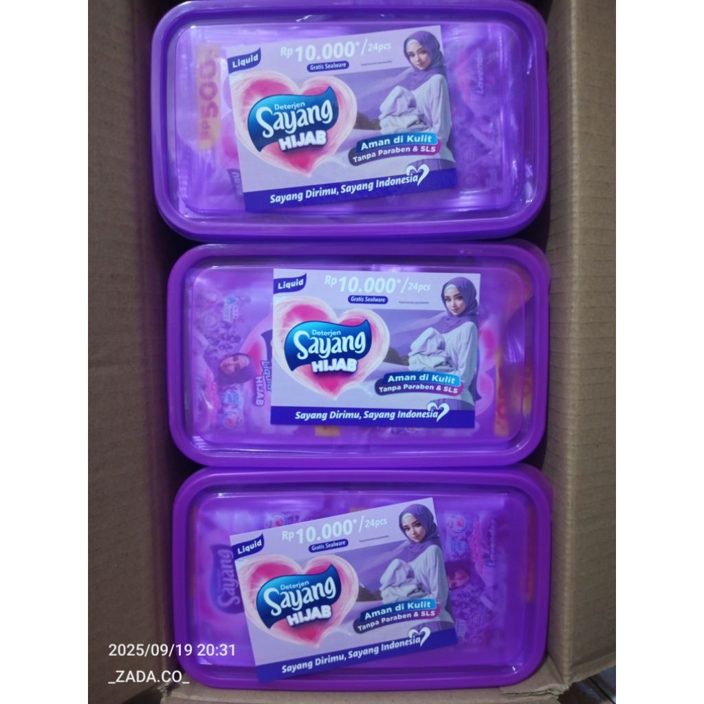 SAYANG LIQUID DETERGENT SACHET 20ml