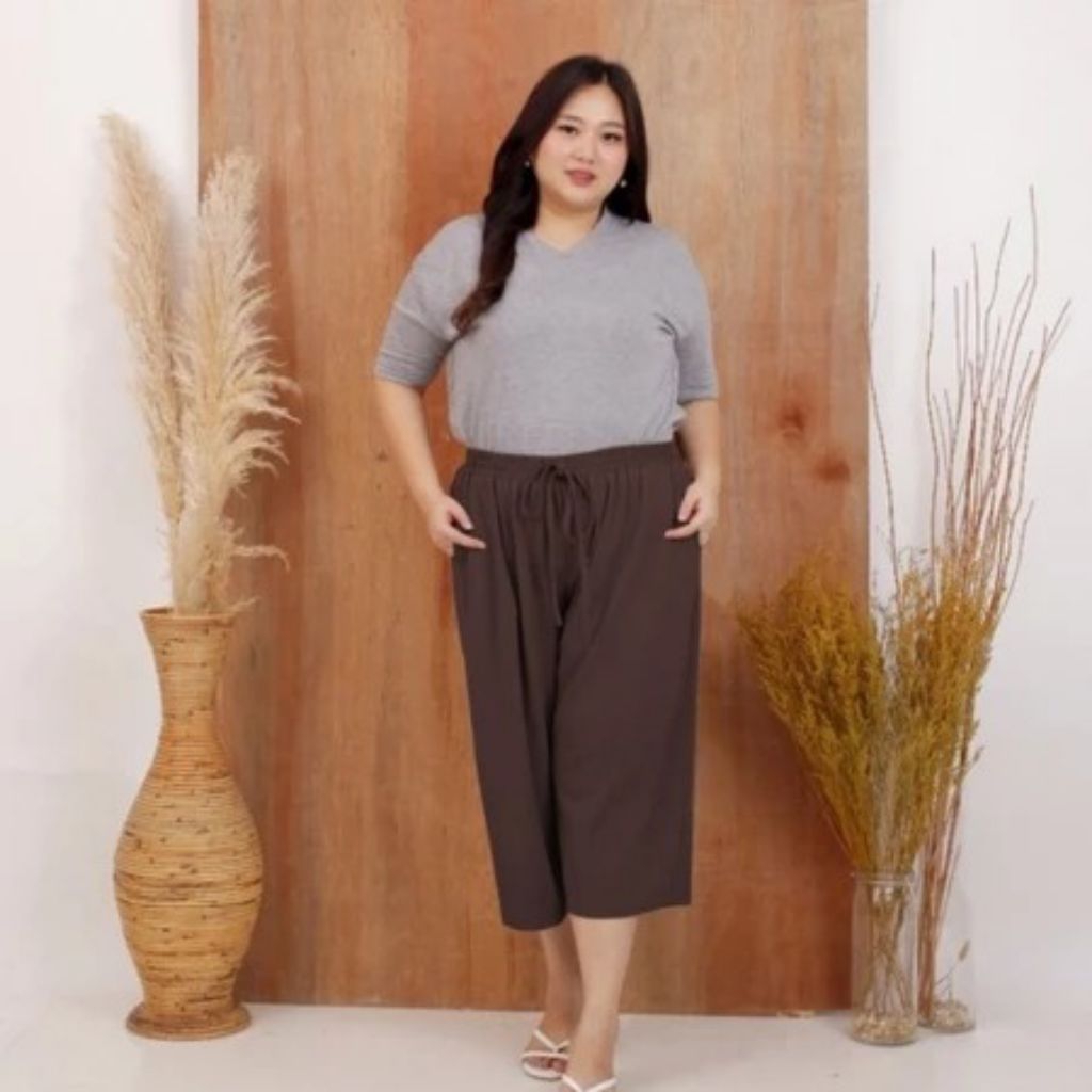 Celana Pendek Wanita Model Kulot 7/8 Santai Pant