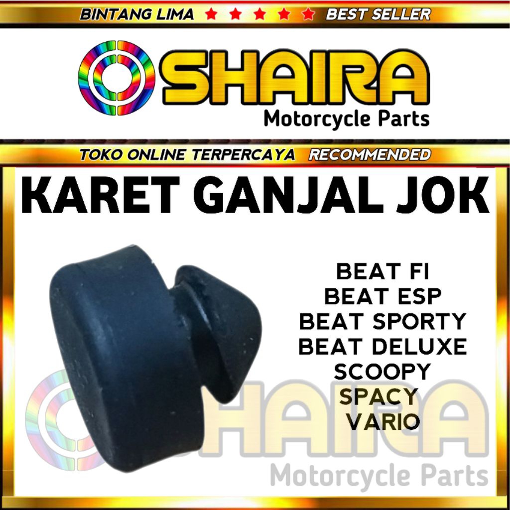 KARET GANJAL JOK MOTOR / KARET SADEL / KARET JOK MOTOR / KARET BANTALAN JOK MOTOR / BANTALAN KARET J