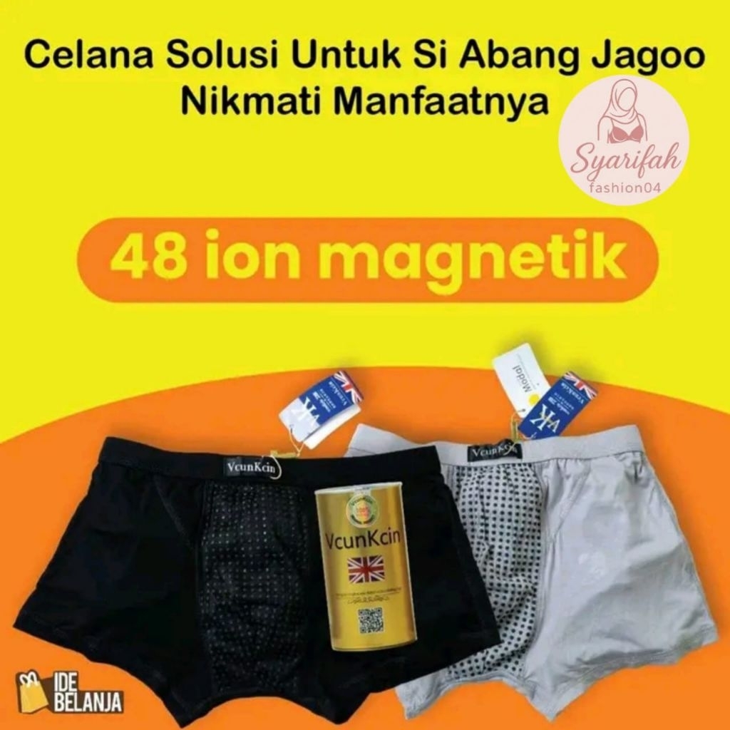 vcun kcin celana dalam lon magnet kesehatan boxer pria vcunkcin