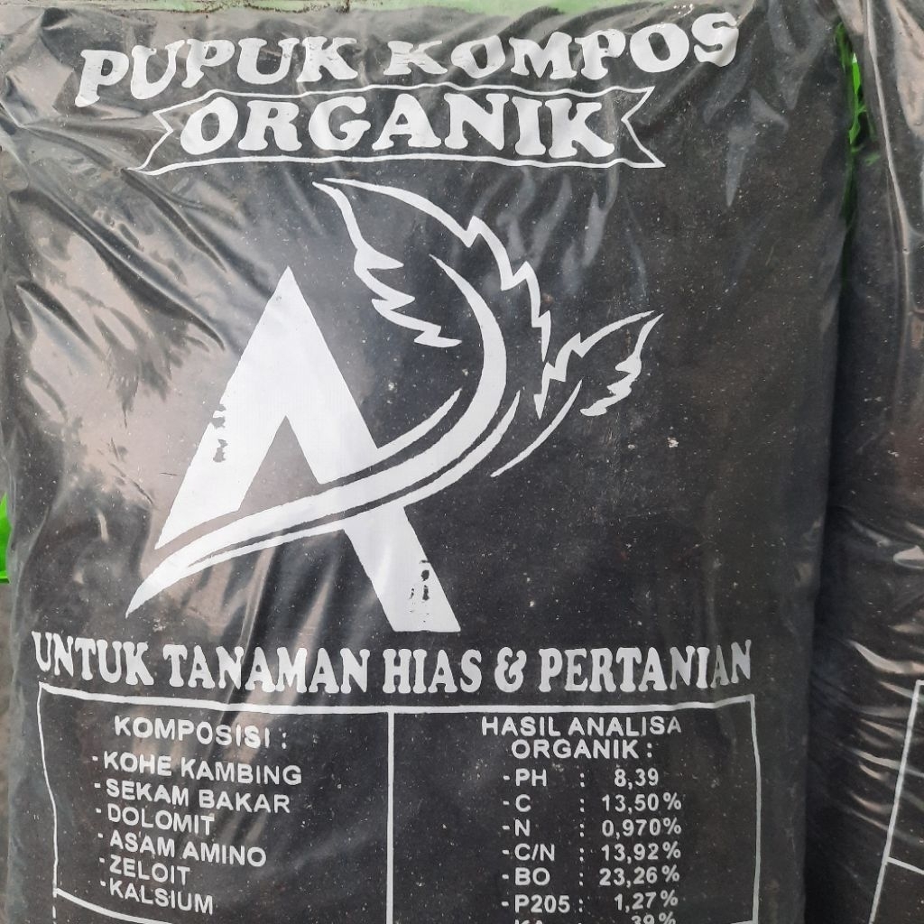 Pupuk kompos siap pakai isi 5kg / Media kompos kualitas premium / Media tanam kompos siap pakai / Pu