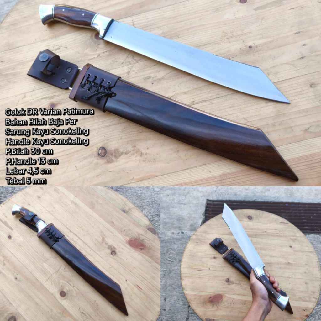 Pisau kebun pisau kerja panjang 30cm