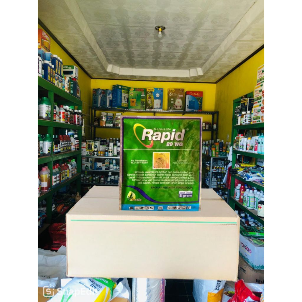 Rapid 20WG kemasan 5 gram