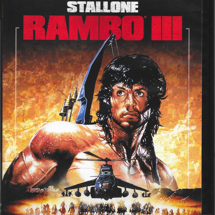 kaset DVD film barat Rambo III (1988)