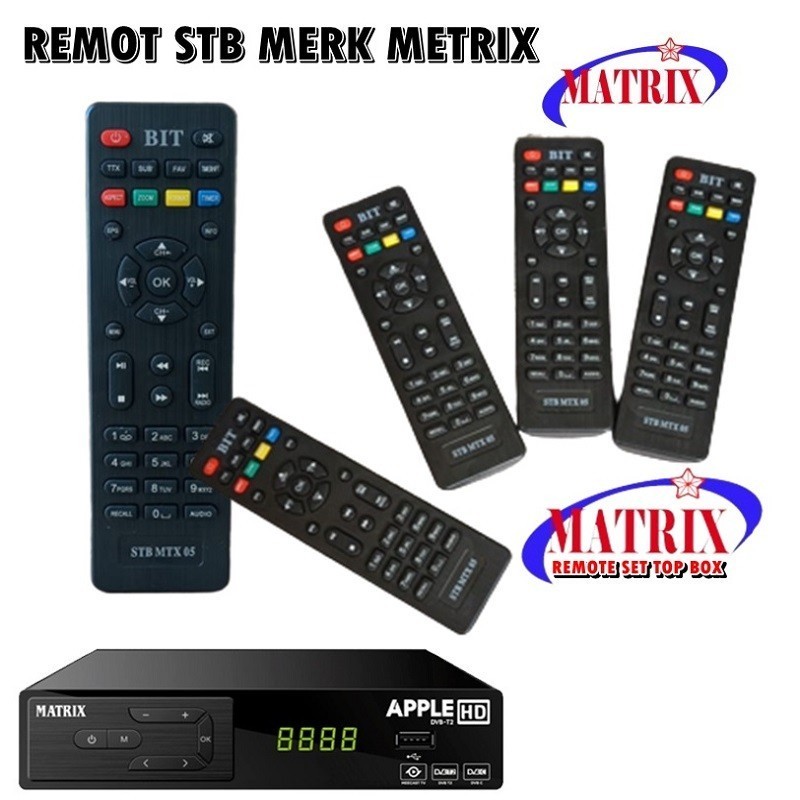 Remot STB Matrix / Remot Set Top Box Matrix/ Remote STB Matrix