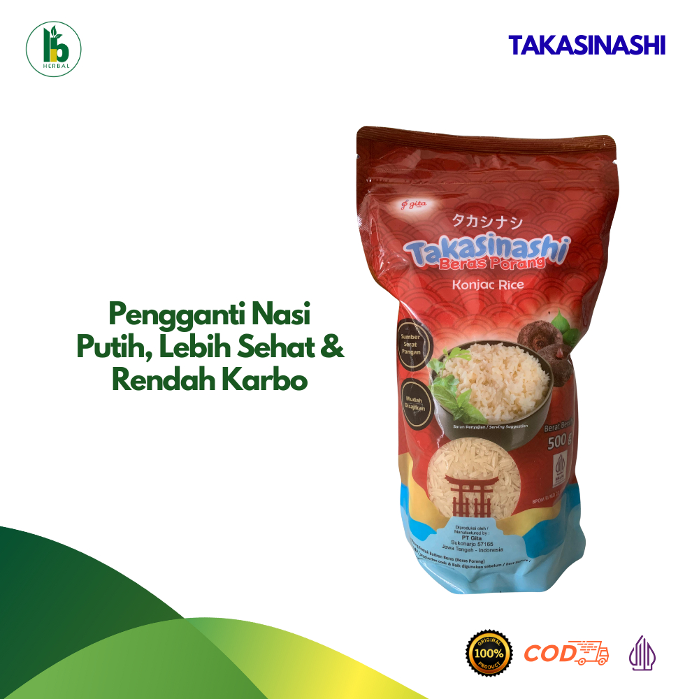 

Takasinashi Beras Porang 500gr – Beras Sehat untuk Diet & Diabetes