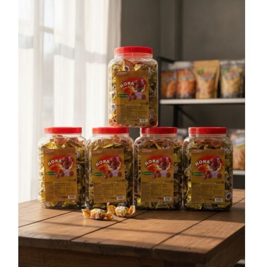 Roka Apollo Toples 420 Gram, isi -+ 80 pcs Chocolate Food Coklat Bola Snack Makanan Cokelat Kering