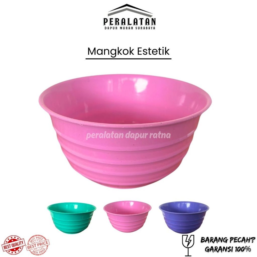 MANGKOK ESTETIK / MANGKOK PLASTIK / MANGKOK LUCU / MANGKOK MURAH / MANGKOK CANTIK