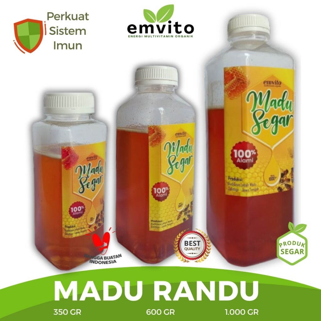 

Emvito Madu Segar Nektar Bunga Randu Terlaris