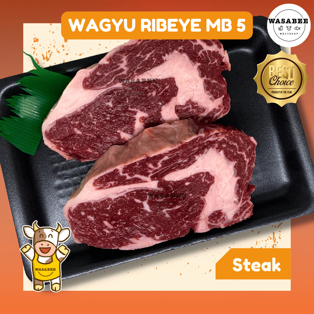 Daging Steak Ribeye Wagyu MB 5