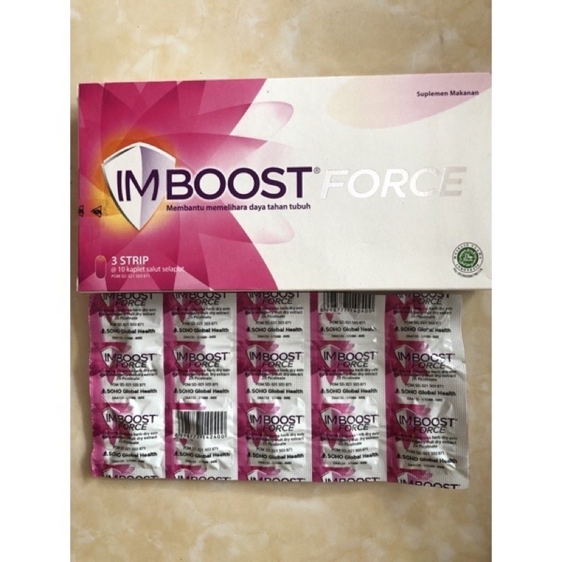 imboost force strip 10 tablet daya tahan tubuh / imboost force strip / imboost force