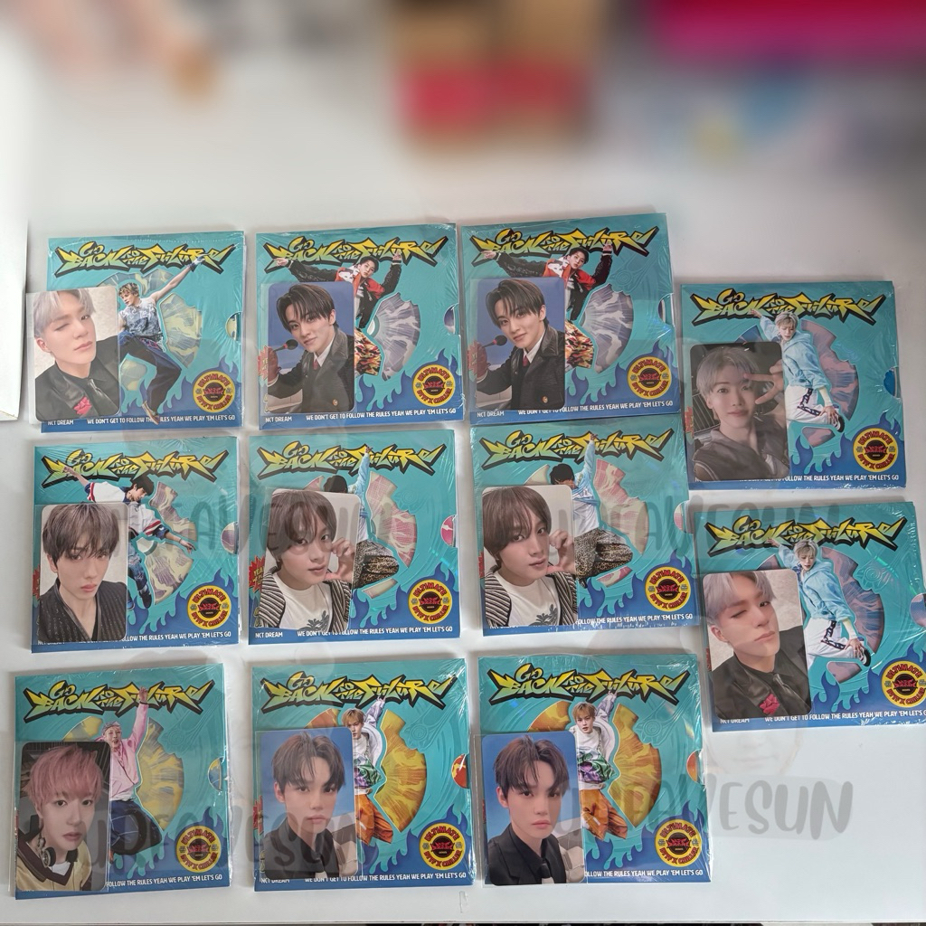DIGIPACK BTTF NCT DREAM SEALED + MUMO MARK HAECHAN JENO JAEMIN RENJUN CHENLE JISUNG