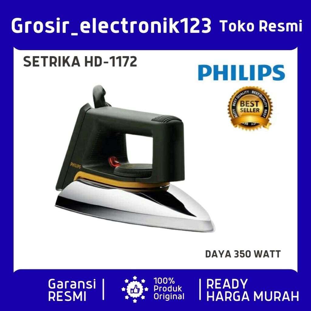 Setrika Philips Hd 1172 Classic Original HD-1172