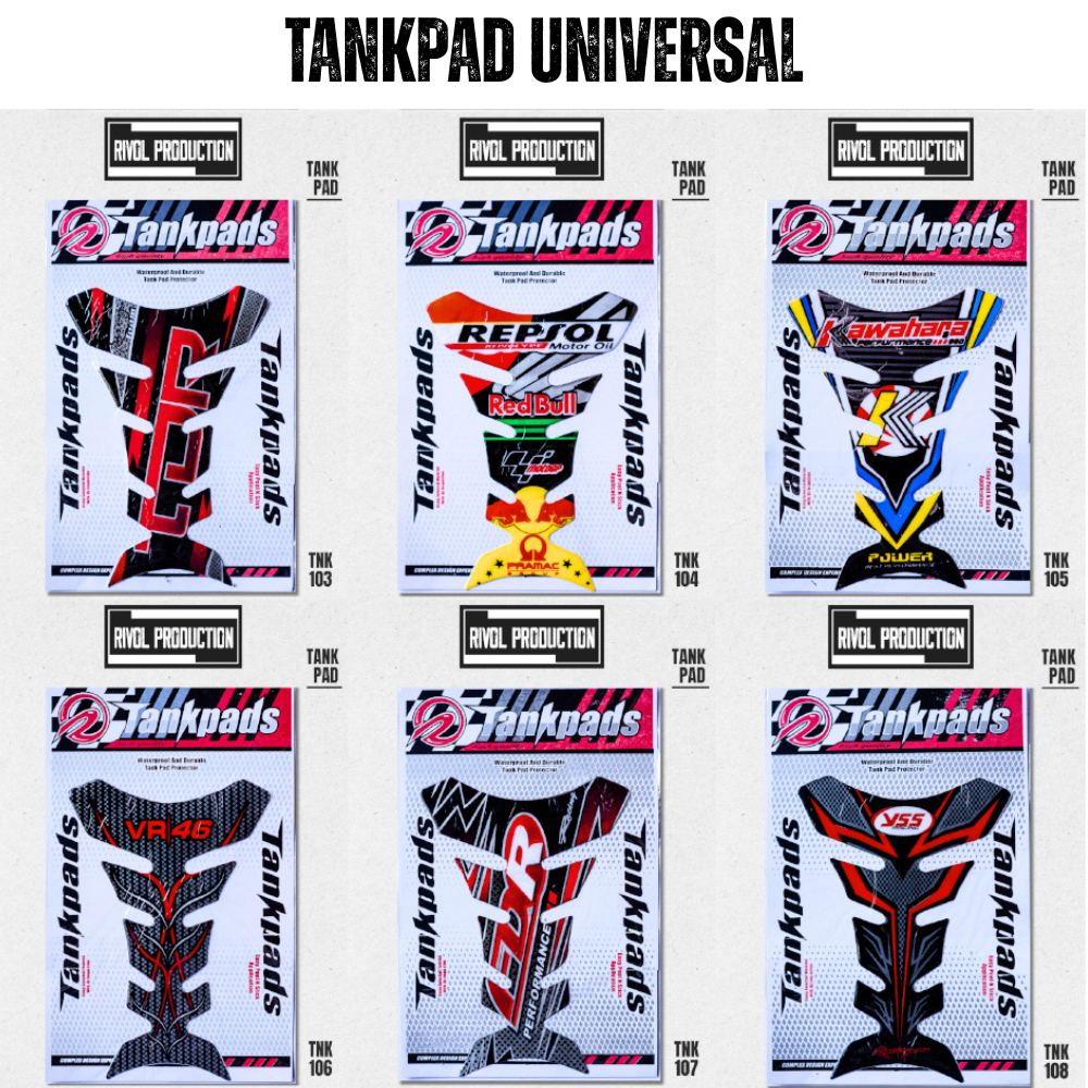 Stiker Tankpad Protector Motorsport || Tankpad CBR || Sticker Tankpad R15 || Tankpad Protector all M