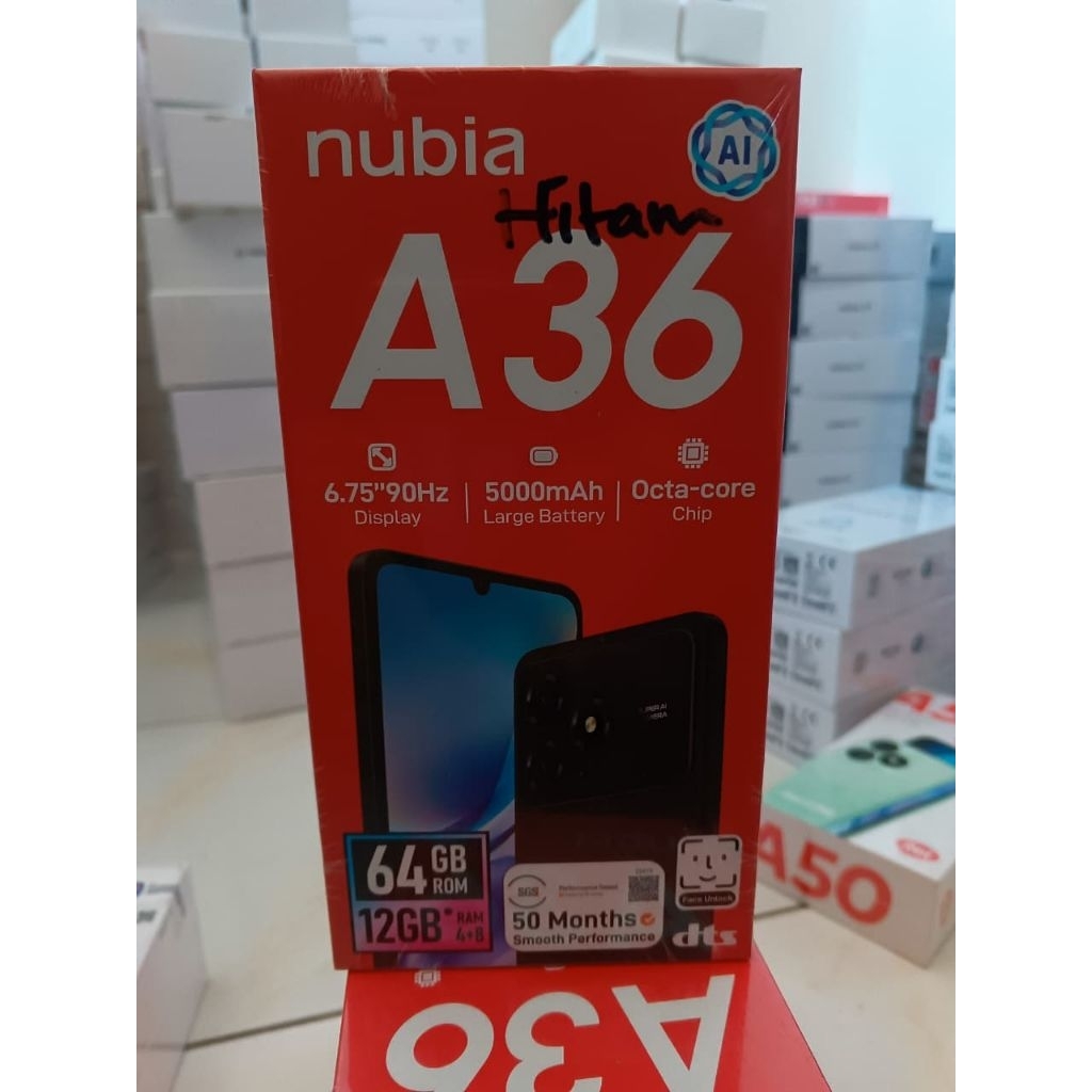 ZTE Nubia A36 4/64 GB Garansi Resmi
