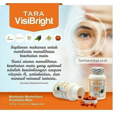 Vitamin Mata Herbal TARA VisiBright – Menjaga Kesehatan Retina Mata