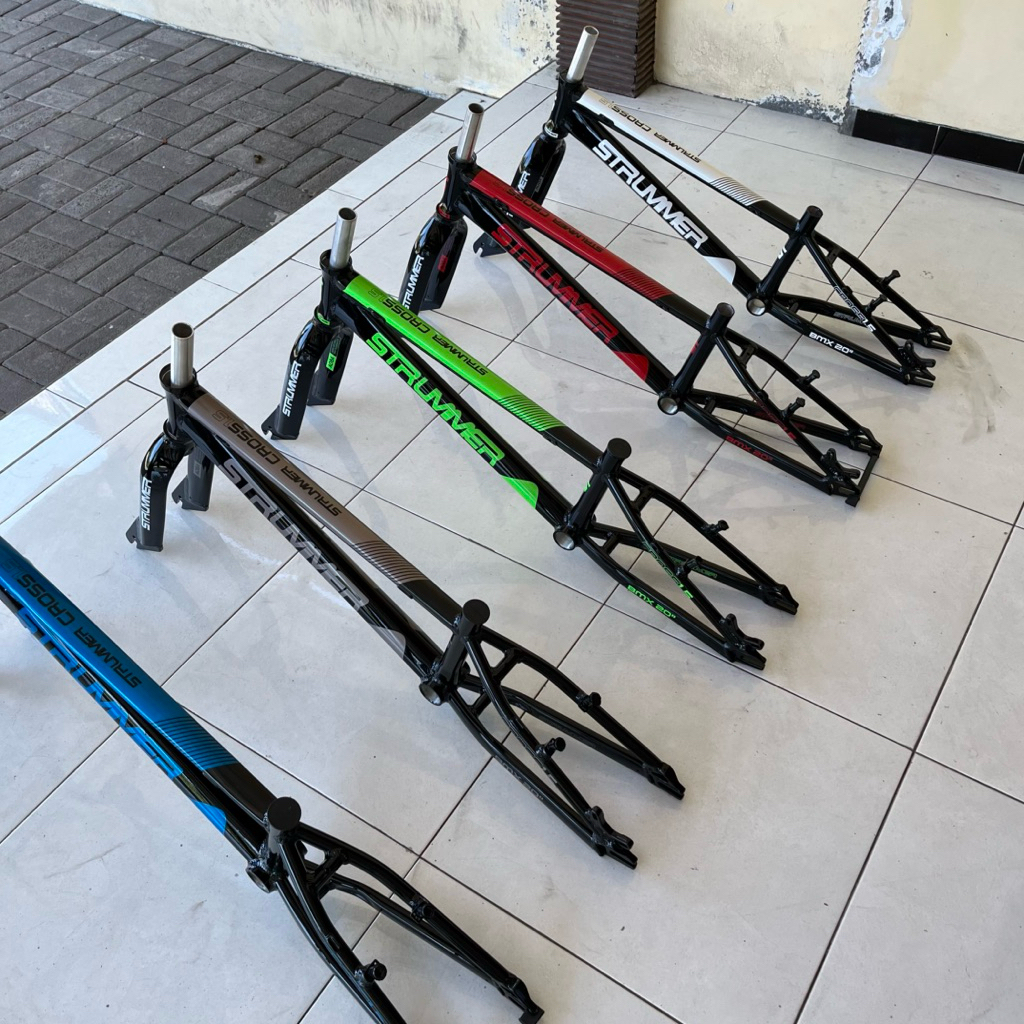 frame / batangan strummer cross 1.5 ukuran 20 bmx bahan Aloy