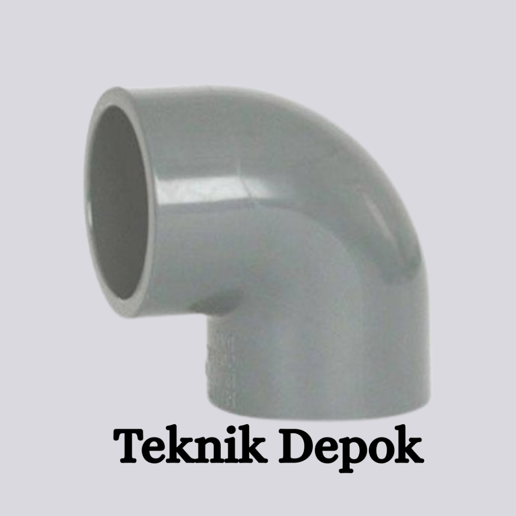 Elbow 10 inch AW 90 Derajat Rucika PVC Sambungan Pipa Knee Knie Belokan Keni Fitting Pipa Paralon 25