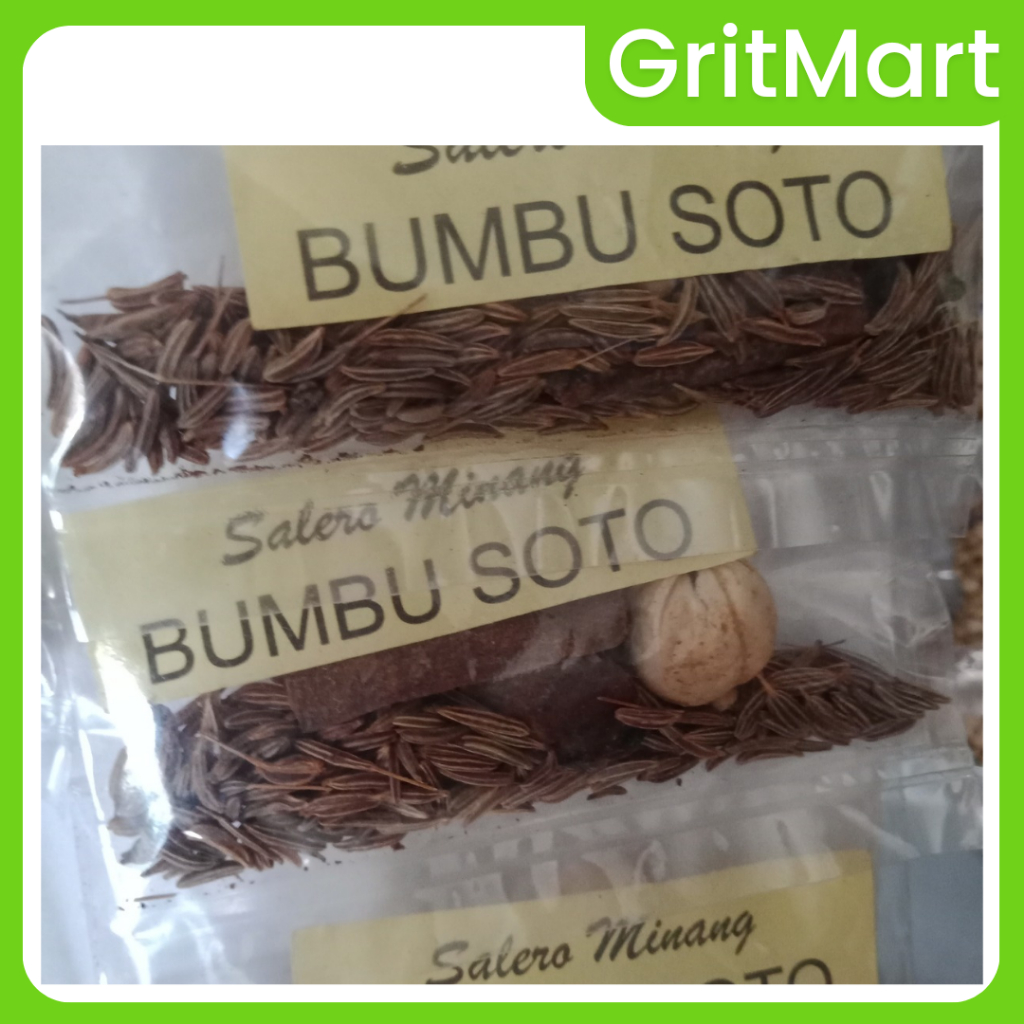 

Bumbu Rempah Komplit Soto Salero Minang 1 Pack