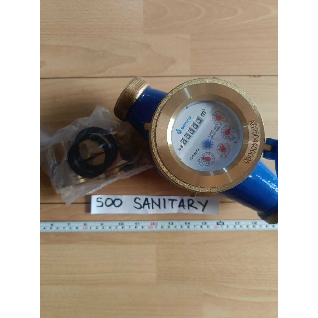Meteran Air Senso 1 1/2" Besi - Water Meter / Flow Meter