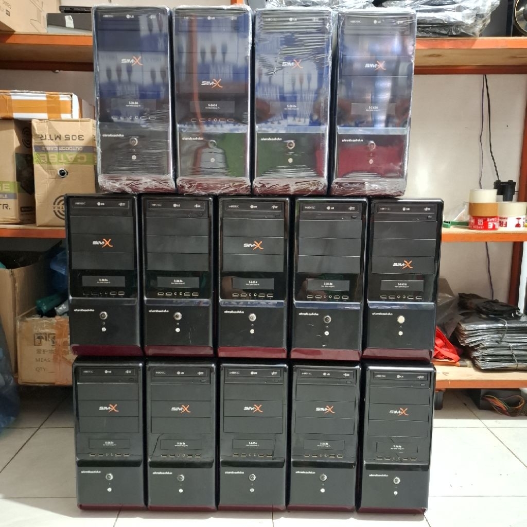 Casing Computer Standart Bekas + Power Suply free DVD Rom