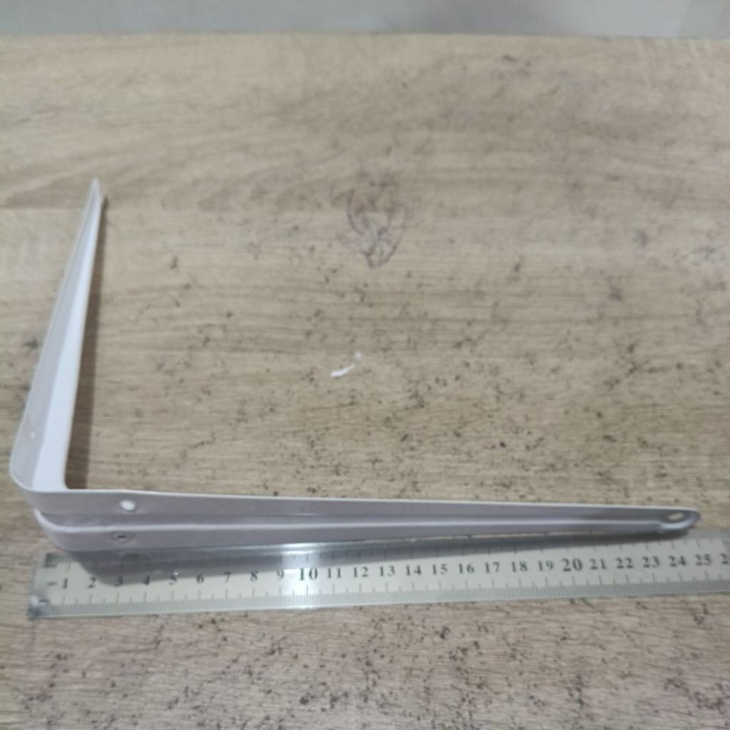 Siku Rak Besi 8 x 10 / 20 x 25 cm / Siku Sokong / Siku Dinding L