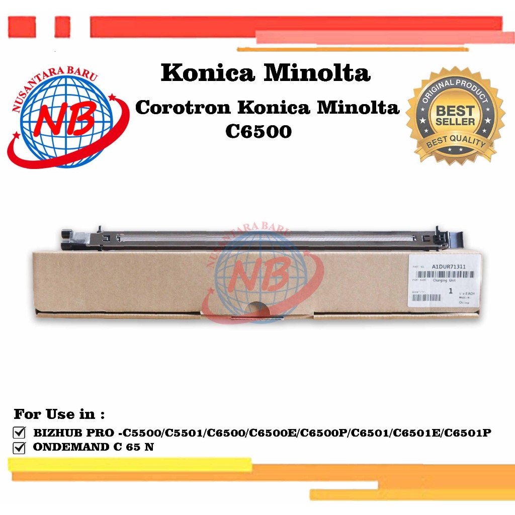 Charging Corona Konica Minolta Bizhub C5500/C5501/C6500/C6500E/C6500P/C6501/C6501E/C6501P/C65N