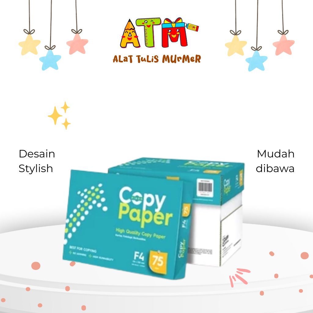 Kertas Fotocopy/Kertas HVS/SIDU Fotocopy F4 PINDO